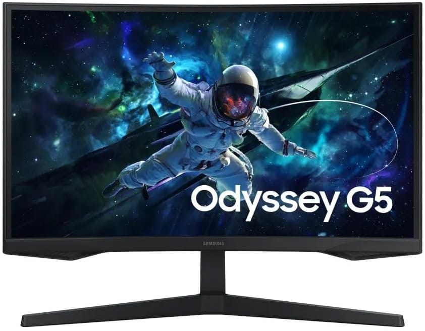 Monitor Samsung Odyssey G5 entre os melhores monitores de 27 polegadas para imersão