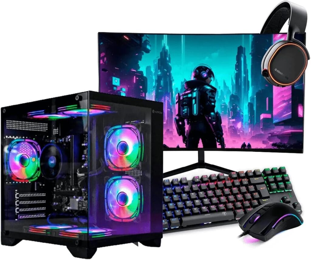PC Gamer Completo Ryzen 7 5700G, AMD, 16GB com windows 11 pro